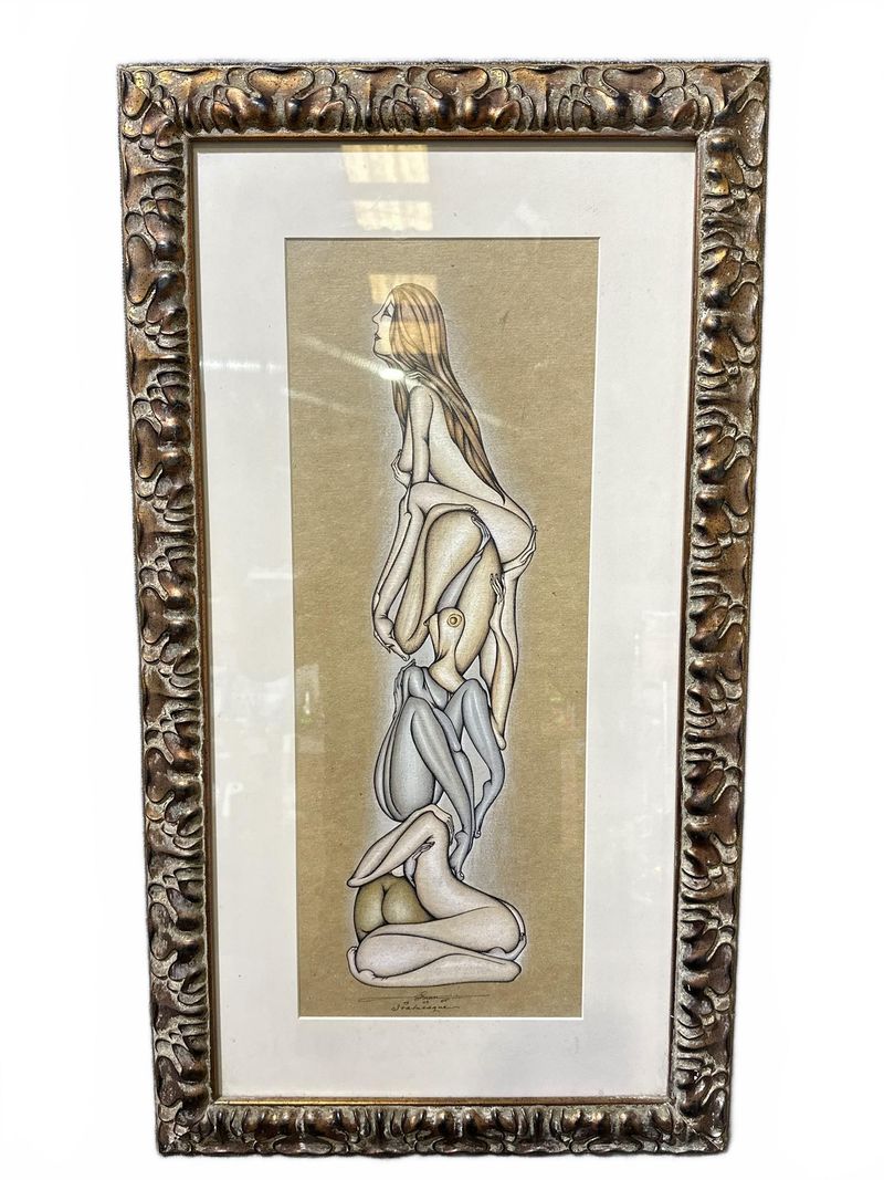 Framed Nude Artwork