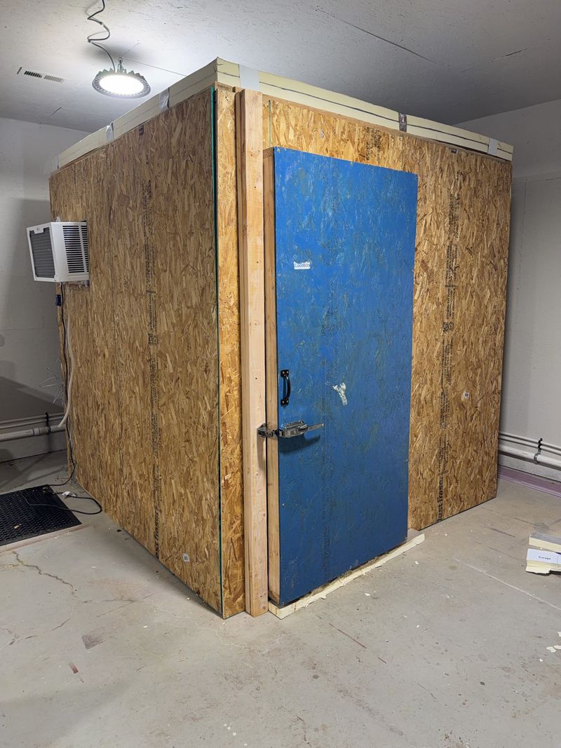 Custom Built Walk-In Refrigerator with AC and CoolBot - Image 1