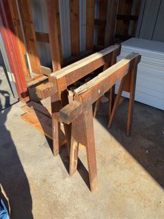 Wooden Sawhorses - Image 4