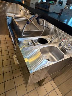Stainless Bar Sink System With Multi-Compartments - Image 5