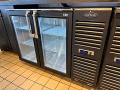 Krowne Glass Door Backbar Refrigerator 2-Door - Image 1