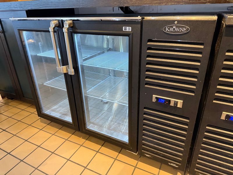 Krowne Glass Door Backbar Refrigerator 2-Door - Image 1