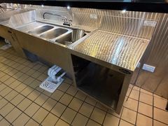 Stainless Underbar 3-Compartment Sink with Drainboard on right - Image 1