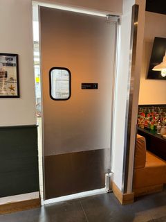 Swinging Restaurant Door with Porthole Window - Image 1