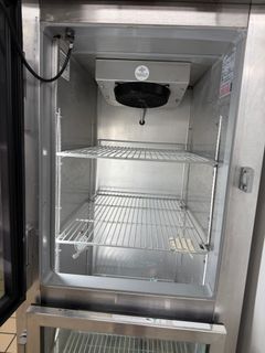 Continental Refrigerator with Glass 1/2 Doors - Image 3