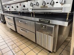 90" Refrigerated Chef Base with 4 Drawers - Image 1