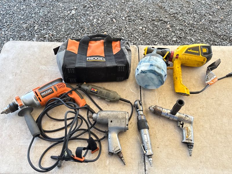 Tote of Air and Power Tools  - Image 1