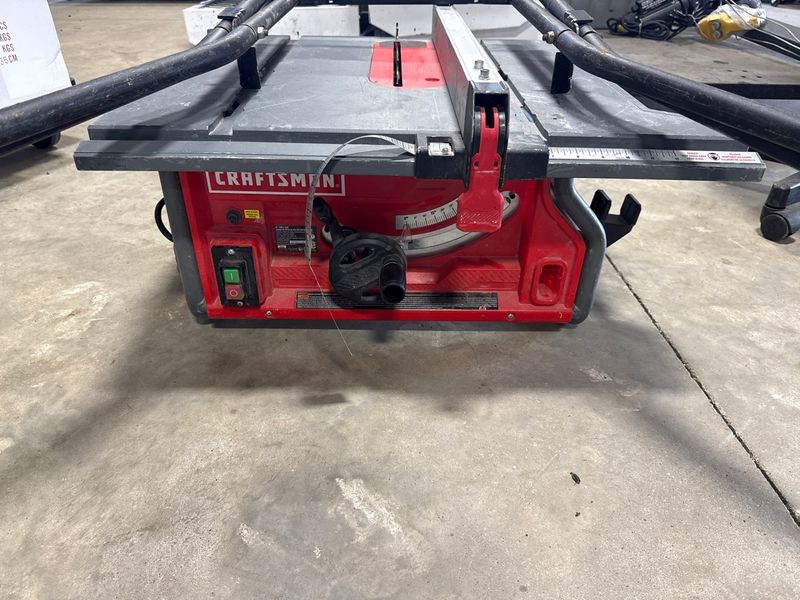 Craftsman 10 Inch Table Saw With Metal Stand - Image 1