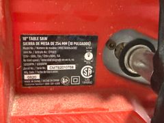 Craftsman 10 Inch Table Saw With Metal Stand - Image 3