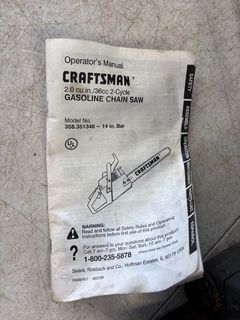 Craftsman Chain Saw  - Image 3