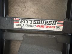 Pittsburgh ATV and MotorCycle Lift and small Jack  - Image 4
