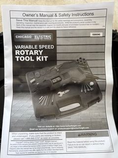 Rotary Tool Kit and Drill  - Image 3