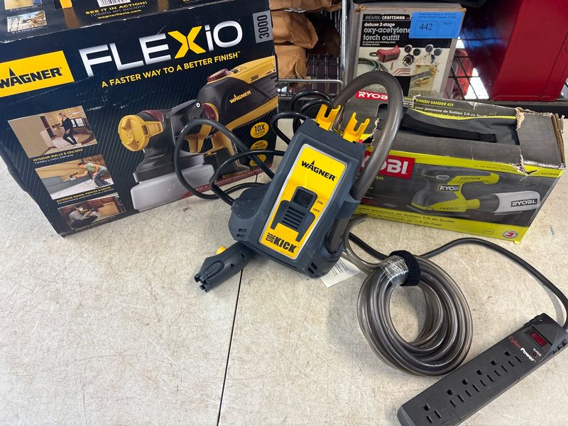 Wagner Flexio and Side Kick with Ryobi Sheet Finisher - Image 1