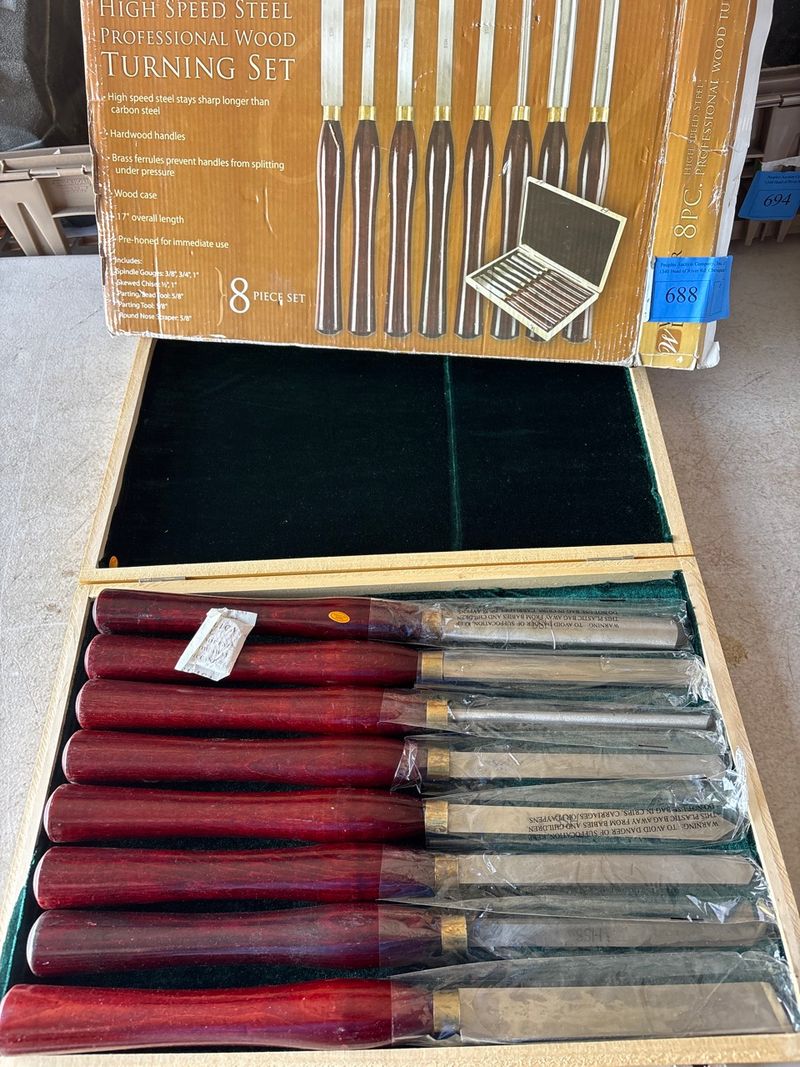 Windsor Design High Speed Steel Professional Wood Turning Set - Image 1