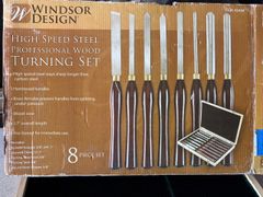 Windsor Design High Speed Steel Professional Wood Turning Set  - Image 3