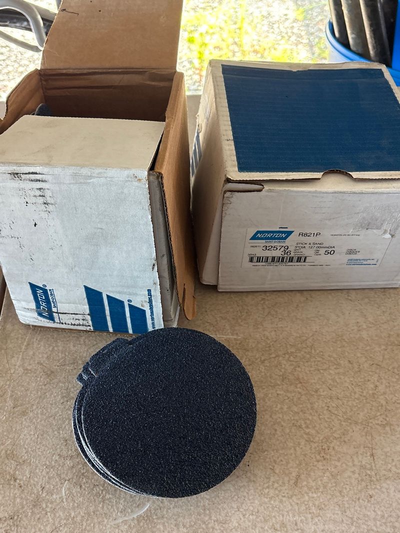 Norton Sand Paper Disks - Image 1