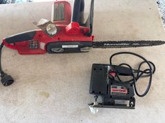 Homelite Electric Chain Saw and Craftsman Electric Jig Saw  - Image 1