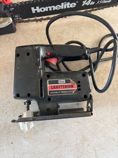 Homelite Electric Chain Saw and Craftsman Electric Jig Saw  - Image 2
