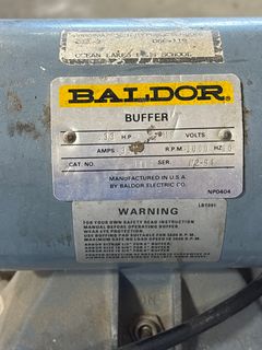 Baldor Buffer with Stand - Image 3