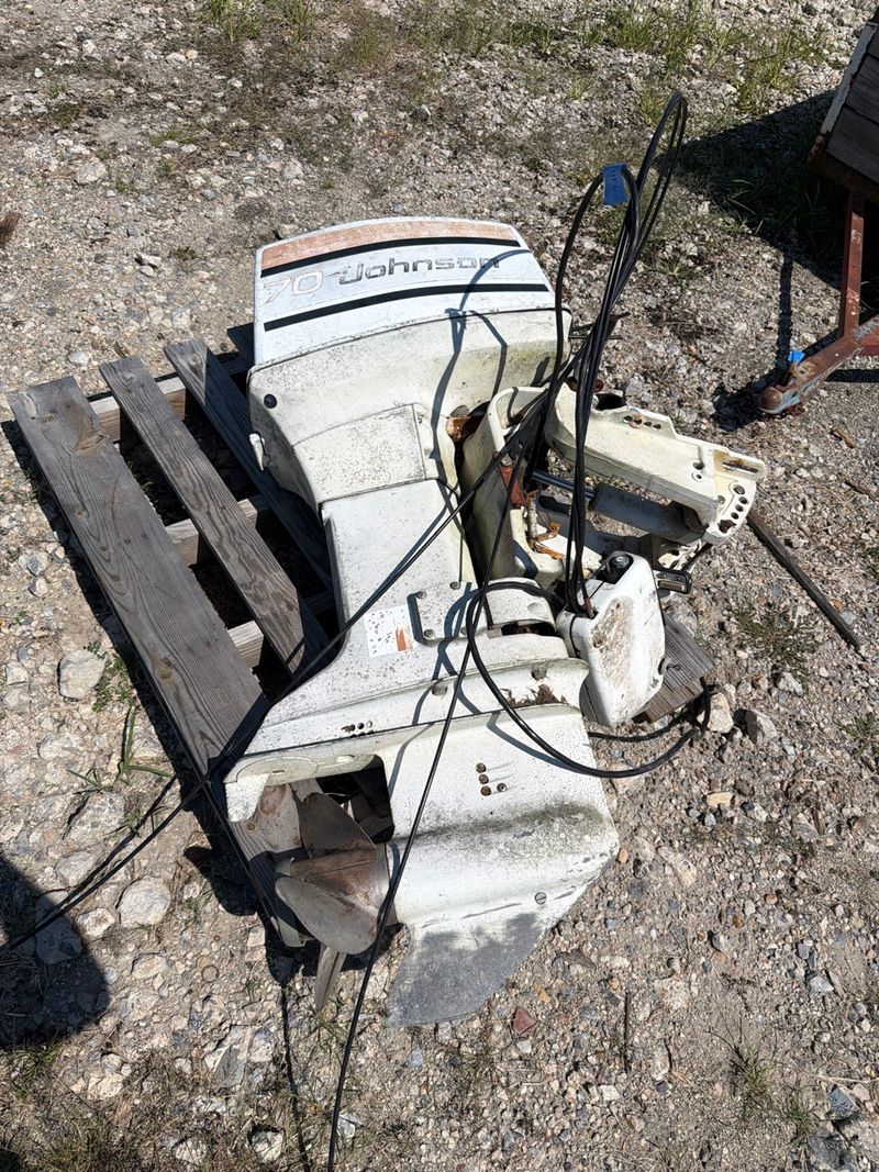 70 Johnson Boat Motor - Image 1