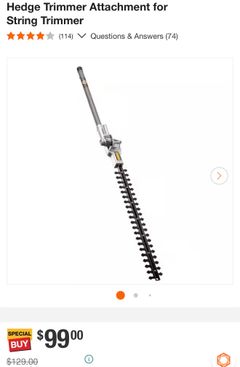 Hedge Trimmer Attachment for String Trimmer - Image 2