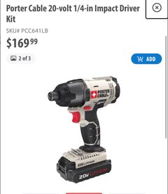 Porter Cable 20-volt 1/4-in Impact Driver - Image 2