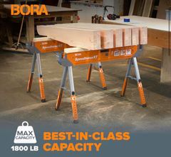 30 in. to 36 in. H Steel Speed Horse XT Adjustable Height Sawhorse with Auto Release Legs - Image 3