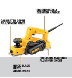 DEWALT 3.25-in W 5.5 -Amp Handheld Planer - Image 2