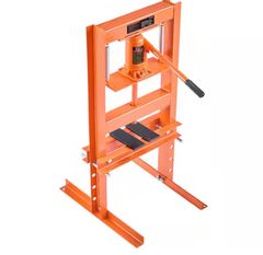 Hydraulic Shop Press, 6 Ton H-Frame Hydraulic Garage/Shop Floor Press, Adjustable Shop Press with Press Plates - Image 1