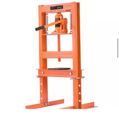 Hydraulic Shop Press, 6 Ton H-Frame Hydraulic Garage/Shop Floor Press, Adjustable Shop Press with Press Plates - Image 2