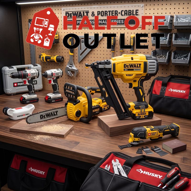 Milwaukee, Porter Cable, & Dewalt Power Tools. Grills, Outdoor Furniture, Outdoor Tools, Decor, Furniture and More. banner