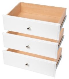 14 in. D x 25.375 in. W x 84 in. H White Shoe Storage Tower Wood Closet  System Kit