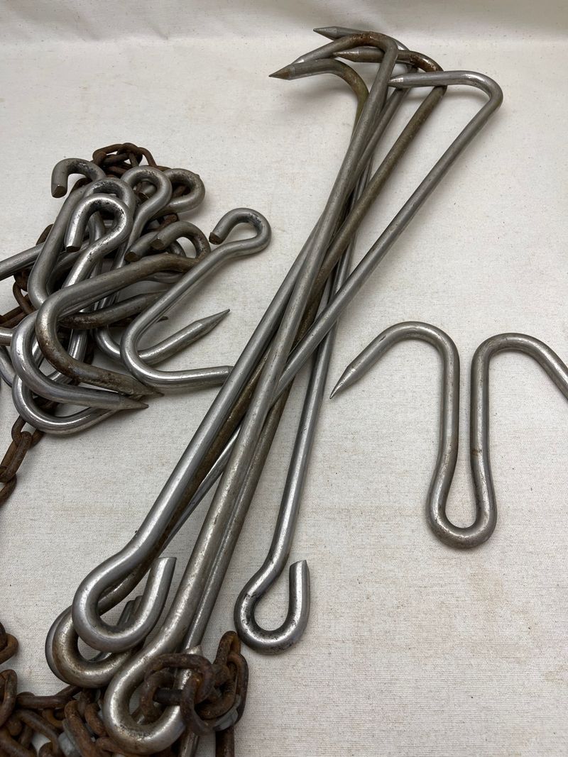 Stainless Steel Meat Hooks - Image 1