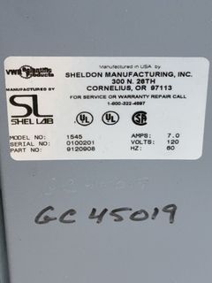 SHEL LAB Biohazard Incubator - Image 4
