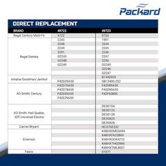 Packard 42-Frame Multi-Fit 1/4-1/6HP 1075 RPM Condenser Fan Motor 208-Volt-230-Volt-60Hz - Image 3