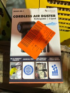 Newhouse Electric Cordless Air Duster 3-Speed Blower for Car, Computer Cleaning, Rechargeable - Image 3
