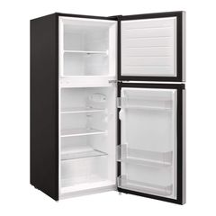 Vissani 4.5 cu. ft. Mini Refrigerator in Stainless Look with Glass Shelves, Top Freezer, and Energy Efficiency MDCM45SS5 - Image 3