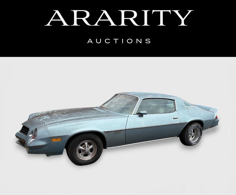 Ararity Auctions 1978 Blue Camaro Car Auction