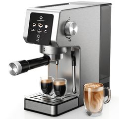 LINKChef 20 Bar Espresso Machine with Milk Frother - Image 1