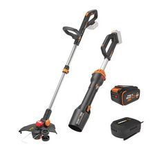 Worx WG941 20V Brushless Cordless Blower and Trimmer Combo - Image 1