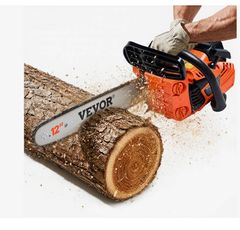 VEVOR 25.4CC 12" Gas Chainsaw, 1.2HP Handheld - Image 1