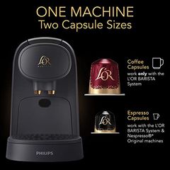 L'OR 2101001 Barista Coffee & Espresso Combo System Matte Black - Image 2