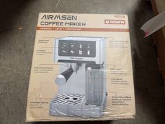 AIRMSEN Espresso Machine Silver Color Touchscreen Dual Boiler - Image 4