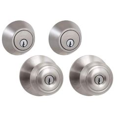 Defiant Hartford Satin Nickel Single Cylinder Keyed Entry Keyed Alike Project Pack - Image 1