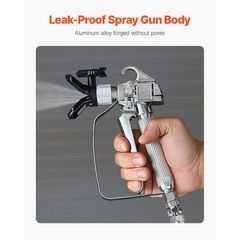 SVOPES Airless Paint Spray Gun, 3600 PSI High Pressure Sprayer with 5 Tips (211,315,417,517,623), Swivel Joint Kit - Image 4
