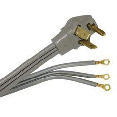 HDX 6 ft. 10/3 30 Amp 3-Prong Dryer Power Cord, Gray - Image 5