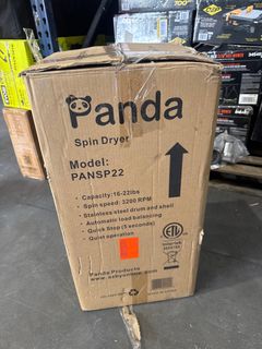 Panda0.6 cu. ft. 110-Volt Electric Ventless Portable Spin Dryer in Silver with 3200 RPM - Image 3