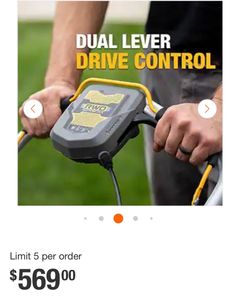 DEWALT21 in. 163cc Briggs and Stratton 725Exi Engine Rear Wheel Drive 3-in-1 Gas Self Propelled Walk Behind Lawn Mower - Image 4