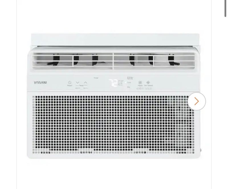 Vissani5,000 BTU 115-Volt Window Air Conditioner Cools 150 sq. ft. with Remote and Dehumidifier in White - Image 1