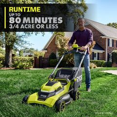 RYOBI 40V HP Brushless 21 in. Cordless Battery Walk Behind Self-Propelled Lawn Mower (tool only) - Image 2